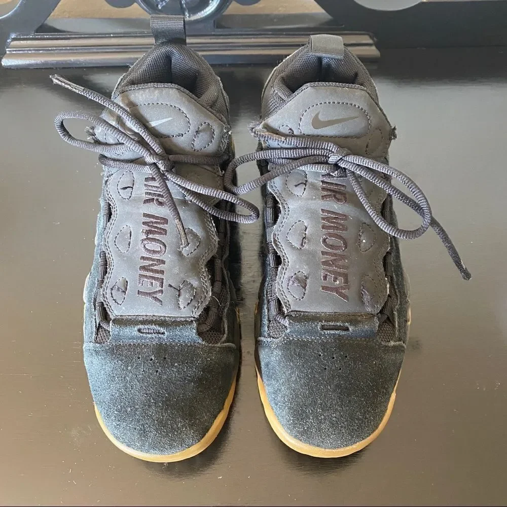 Nike Air More Money Black Gum Brown